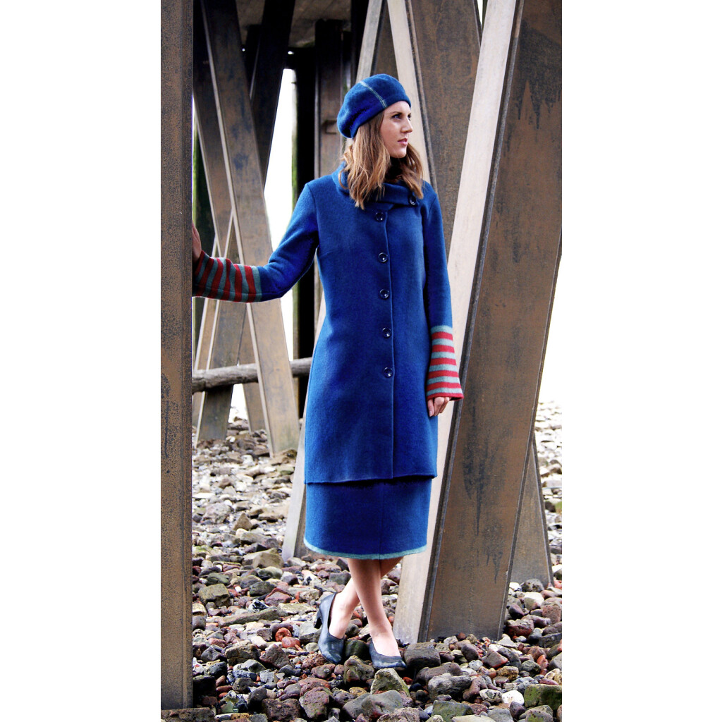 Stripey arm coat
